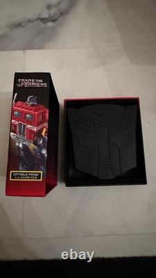 New Zealand Mint Transformers 40th Anniversary Optimus 3 oz. 999 Silver Coin