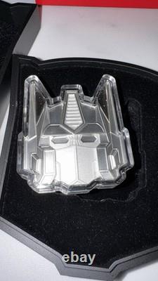 New Zealand Mint Transformers 40th Anniversary Optimus 3 oz. 999 Silver Coin