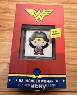 New Zealand Mint Wonder Woman 1 oz. 999 Silver Coin Niue 2020 Limited 2000