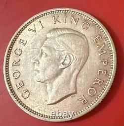 New Zealand Silver Coin Set! Fern, Half Crown, Shilling and Pence