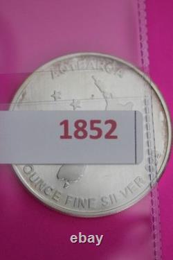 New Zealand Silver Fern 1 OZ. 999 Silver Round Guaranteed Authentic 1852