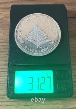New Zealand Silver Fern Aotearoa Art Round -1 Troy Oz. 999 Silver New Zealand Silver Fern Aotearoa Art Round -1 Troy Oz. 999 Silver