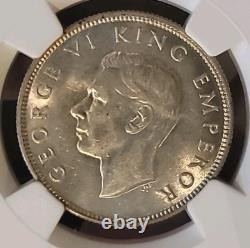 News Zealand 1944 Florin Rare Superb Gem KeyDate Low Mtg NGC 62PQ LJ