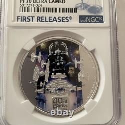 Ngc 2020 Niue Empire Strikes Back 40th Anniversary. First Releases Pf70 Uc