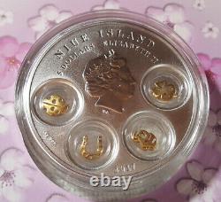 Niue 2017 Good Luck Charms Fv 5 New Zealand Dollars Proof