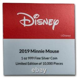 Niue 2019 1 OZ Silver Proof Coin- Disney Minnie Mouse