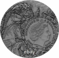 Niue 2020 Four Horsemen of the Apocalypse Black Horse $5 silver coin 2 oz