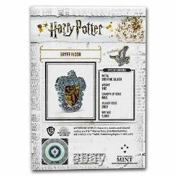 Niue 2021 1 OZ Silver Proof Coin HARRY POTTER Hogwarts Crest
