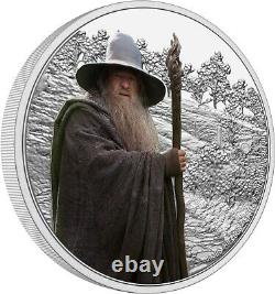 Niue 2021 1 OZ Silver Proof Coin- Lord of The Rings Gandalf the Grey