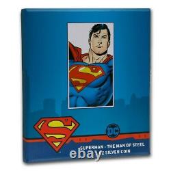 Niue 2021 1 oz Silver Proof Coin SUPERMAN The Man of Steel