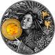 Niue 2021 Divine Faces Of The Sun Amaterasu $5 Silver Coin 3 Oz