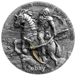 Niue 2021 Four Horsemen of the Apocalypse Pale Horse 5$ silver coin 2 oz