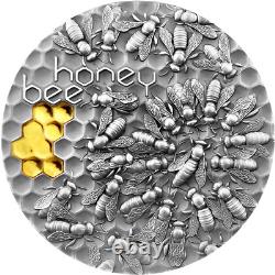 Niue 2021 Honey Bee $5 silver coin 2 oz