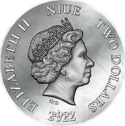 Niue 2022 Dark Beauties Solstice $2 silver coin 50g