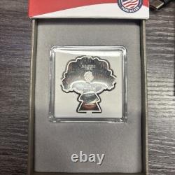 Niue 2022 Thomas Jefferson Chibi Coin 1 oz Silver 2 Dollars New Zealand Mint
