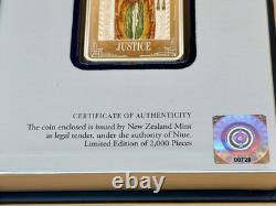 Niue New Zealand NZ Mint Tarot Cards #11 XI Justice 1 oz Silver Coin