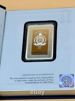 Niue New Zealand NZ Mint Tarot Cards #11 XI Justice 1 oz Silver Coin