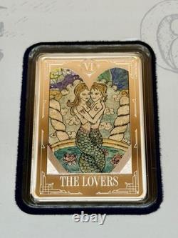 Niue New Zealand NZ Mint Tarot Cards #6 VI The Lovers 1 oz Silver Coin