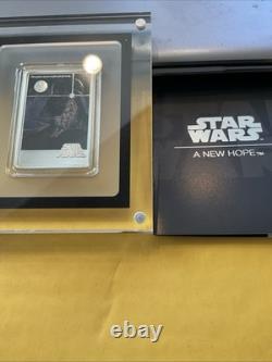 Niue Star Wars A New Hope 2020 $2 Rectangular Proof Coin Rare # 0516 Of 1977