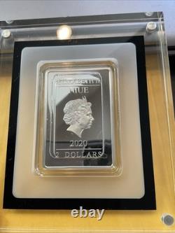 Niue Star Wars A New Hope 2020 $2 Rectangular Proof Coin Rare # 0516 Of 1977