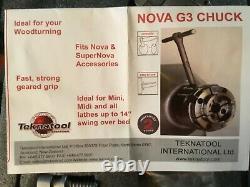 Nova 3 30th Anniversary Reversible Wood Turning Chuck Set 12pc