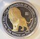 Pristine! $1 New Zealand 2006 Silver Proof Coin The Lion Narnia