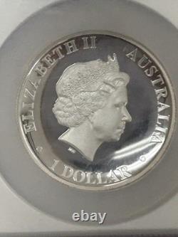 Perth Mint 2013 Australia $1 Kookaburra High Relief Proof 1oz Silver NGC PF69