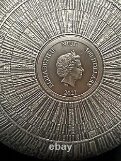 RARE Niue 2021 $100 Death Star 1kg Silver Coin 1 Kilo Super Cool