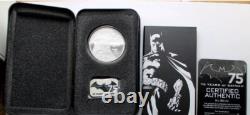Scarce BATMAN 75th ANNIVERSARY 2014 NIUE 2oz. 999 SILVER COIN $5 NEW