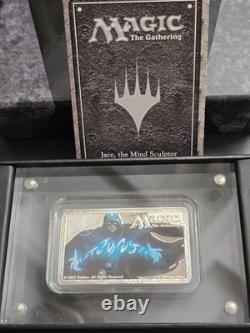 Silver Bar, 1 oz. New Zealand Mint, Jace The Mind Sculptur -Magic the Gathering