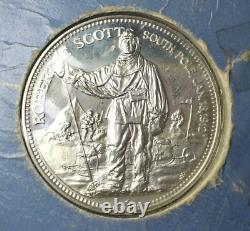 Solid Silver New Zealand Museum Canterbury South Pole Diamond Anniversary Coin