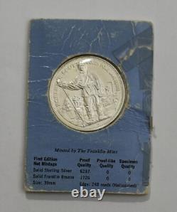 Solid Silver New Zealand Museum Canterbury South Pole Diamond Anniversary Coin