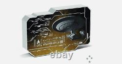 Star Trek Vehicles U. S. S. Enterprise NCC-1701-D 2024 Silver Coin 2024 Niue