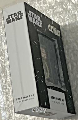Star Wars 2024 Niue 1 oz Colored Bar Pure Silver Disney Comix New Zealand Mint