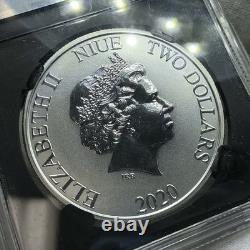Star Wars BOBA FETT 1oz. 999 Silver 2020 First Releases New Zealand S$2 NGC MS70
