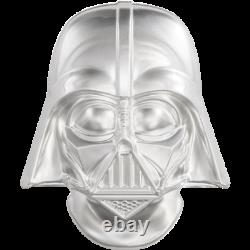 Star Wars Helmets Darth Vader Helmet Ultra High Relief 2oz Silver Coin