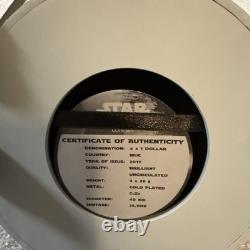 Star Wars Millennium Falcon Fine Silver Coin Set from New Zealand Mint New