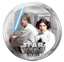 Star Wars Millennium Falcon Fine Silver Coin Set from the New Zealand Mint New