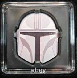Star Wars The Mandalorian 1oz Silver Coin Din Djarin Box Is COA New Zealand Mint