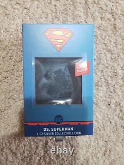 Superman Chibi Coin DC Comics New Zealand Mint (1oz. 999 Silver) SOLD OUT