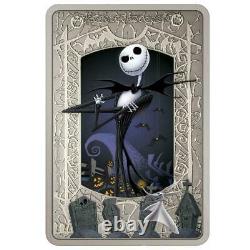 The Nightmare Before Christmas Jack Skellington 2021 Niue $2 Silver Coin Ngc 70