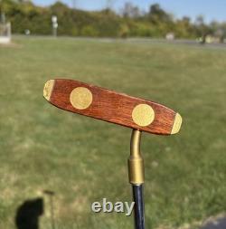 Vintage LH Loy-Mac Silver Special Wood-Brass Putter 34¼ New Zealand Left Hand