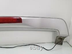 Volvo V70 Wagon Rear Tailgate Trunk Spoiler Wing With Red Break Light 00-07 SILVER