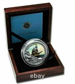WHYDAH GALLY GRAND SHIPWRECK 2019 NIUE $5 SILVER COIN 2oz NGC MS70 ANTIQUED