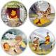 Winnie The Pooh Complete Set 2020 & 2021 Niue 4x 1oz Silver Coin