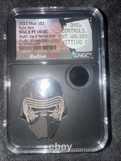 1 oz 2022 Niue 2 $ Kylo REN NGCX PF 10 UC Bullion Plus