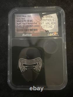1 oz 2022 Niue 2 $ Kylo REN NGCX PF 10 UC Bullion Plus