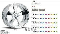 18 Pro Wheels Rims Muscle Billet Forged Custom Staggered Ss