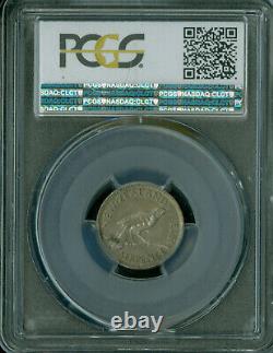 1933 Nouvelle-Zélande Sixpence 6p Pcgs Mac Ms63 Arc-en-ciel 8perls Rare