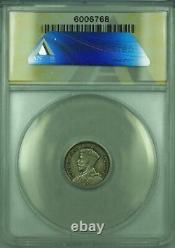 1935 3p Nouvelle-zélande Anacs Ef 40 3 Pence Silver Coin Km#1